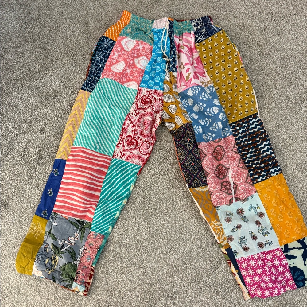 Boho Patchwork Women’s Pants